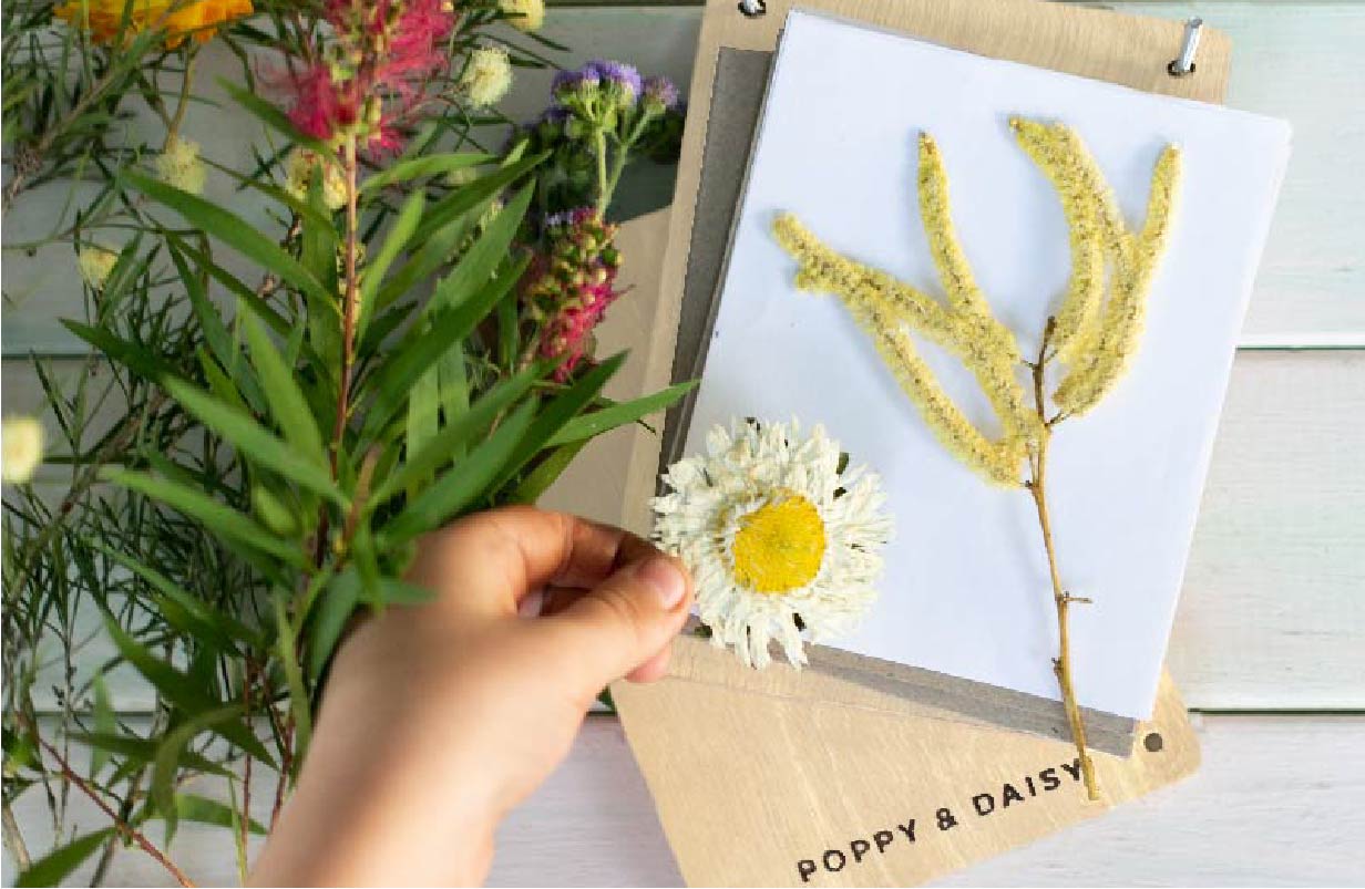 OUR TOP DIY CRAFT KITS FOR KIDS flower press 2