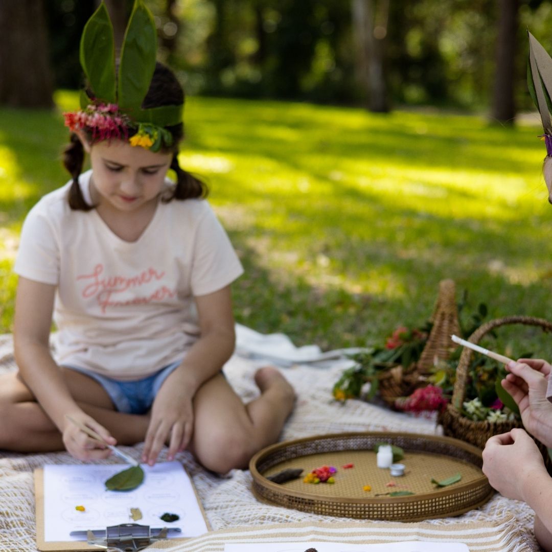 Easter nature Treasure hunt eco crafts for kids