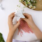 Eco craft kit to make a star wall hanging